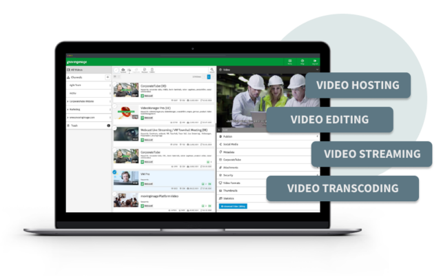 screenshot of Enterprise Video Platform